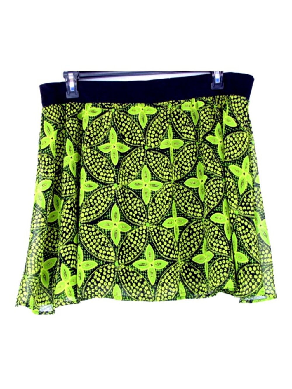 SALE! Abstract Green Short Mini Skirt